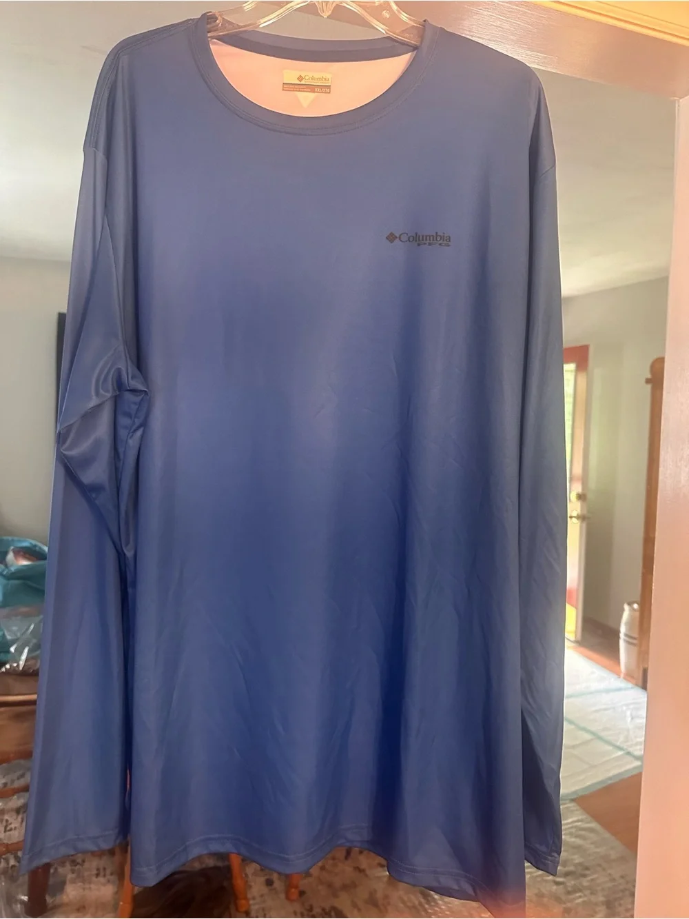 Columbia Sportswear Blue Performance Crew Neck Top